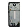 Display LCD Incell de rezervă pentru Samsung Galaxy A52 4G (SM-A525F) + touchpad negru + Cadru (Awesome Black)