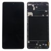 Display LCD Incell de rezervă pentru Samsung Galaxy A71 (SM-A715F) + touchpad negru + Cadru
