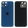 Sticlă spate pentru iPhone 13 mini în culoarea albastră (Blue) cu lentile integrate pentru cameră