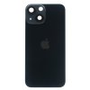 Sticlă spate pentru iPhone 13 mini în culoarea neagră (Midnight) cu lentile integrate pentru cameră