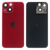Sticlă spate pentru iPhone 13 mini în culoarea roșie (RED) cu lentile integrate pentru cameră