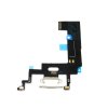 Apple iPhone XR - Conector de încărcare + microfon + cablu flexibil - alb