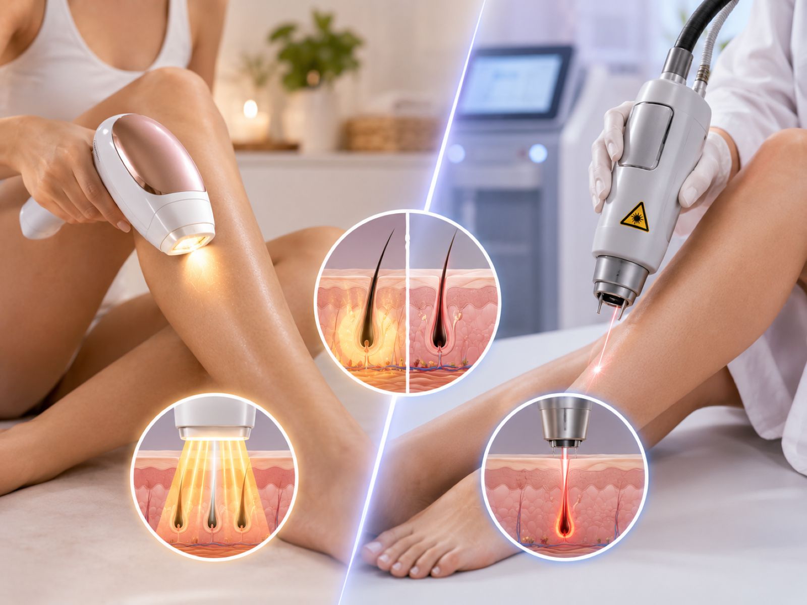 IPL vs. laserový epilátor: Aký je v nich rozdiel a ktorý sa oplatí na domáce použitie?