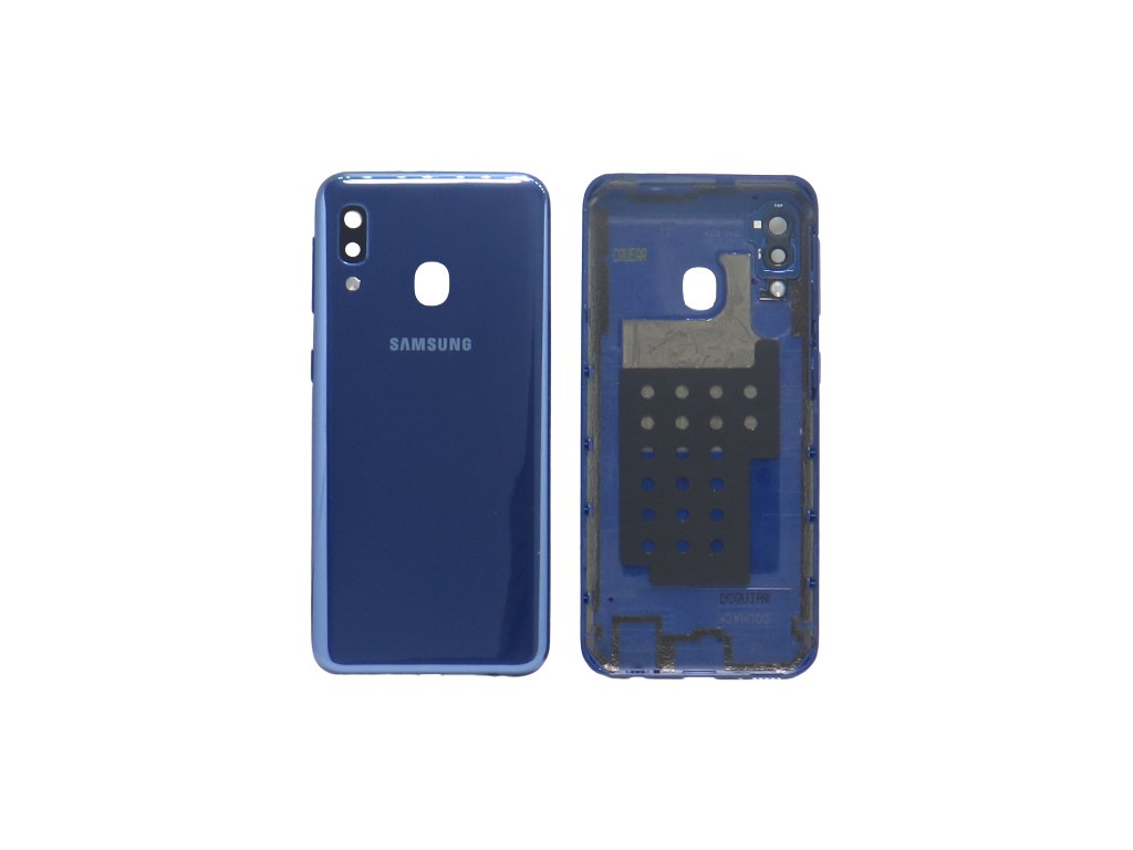 Samsung Galaxy A20e (SM-A202F) - Kryt zadný + kryt fotoaparátu, farba modrá  farba modrá