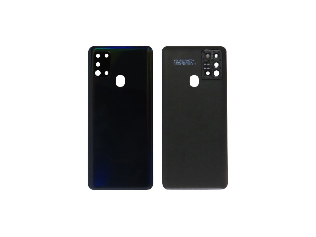 Samsung Galaxy A21s (A217F) - Kryt zadný + kryt fotoaparátu, farba čierna