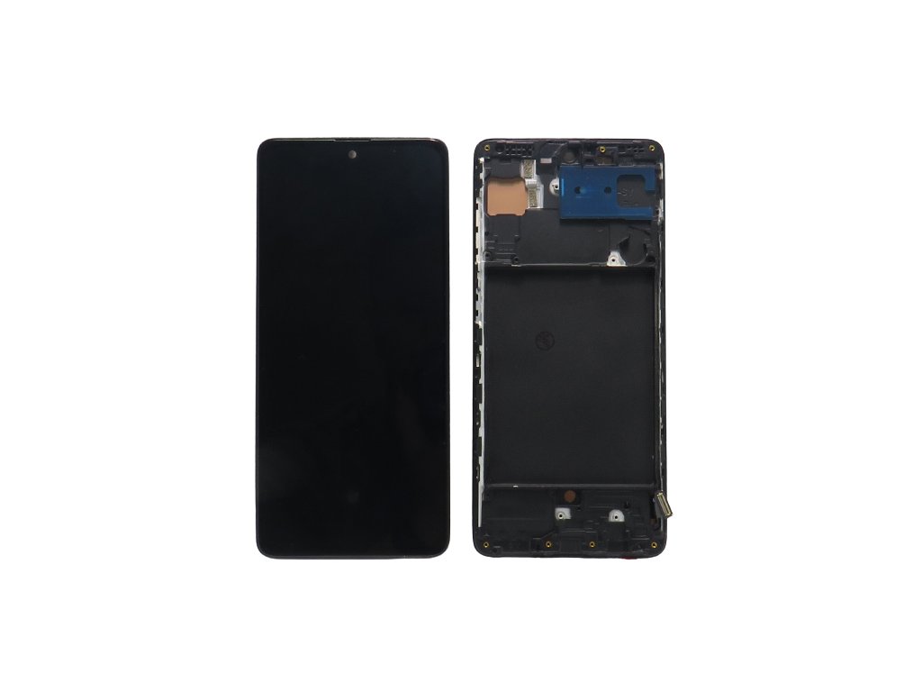 OLED Displej Samsung Galaxy A71 (SM-A715F) + dotyková plocha čierna + Rám