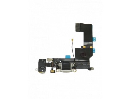 Apple iPhone 5s Flex kábel nabíjania, AUX port, mikrofón - farba biela