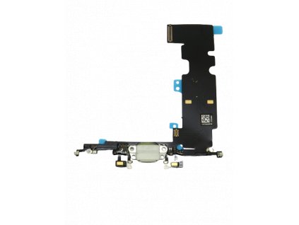 Apple iPhone 8 Plus - Nabíjací Konektor + Mikrofón + Flex Kábel - farba biela