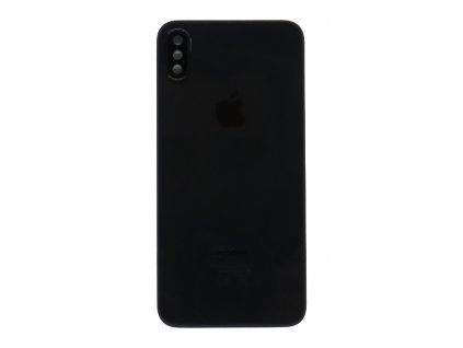 Apple iPhone X zadné sklo + sklíčko kamery - čierna farba (Space Gray)