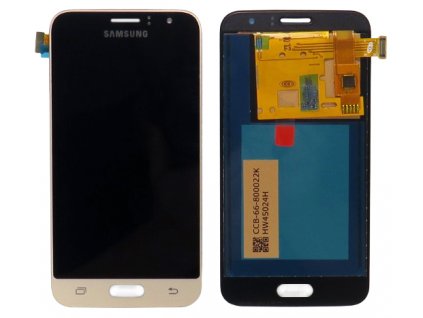 Náhrada LCD Displej Samsung Galaxy J1 2016 (j120) + dotyková plocha zlatá  - LCD náhrada, farba zlatá