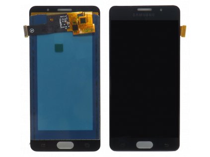 Nahrada LCD Displej Samsung Galaxy A5 2016 (a510) + dotykova plocha čierna  - LCD náhrada, farba čierna