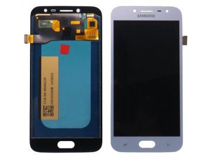 Náhrada LCD Displej Samsung Galaxy J2 2018 / J2 2018 Pro + dotyková plocha strieborná