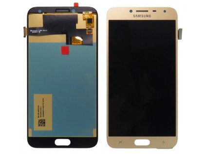 Náhrada LCD Displej Samsung Galaxy J4 (j400) + dotyková plocha zlatá  - LCD náhrada, zlatá