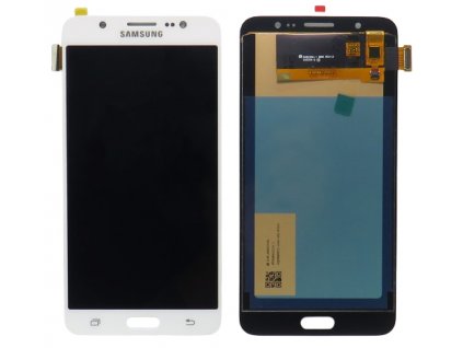Náhrada LCD Displej Samsung Galaxy J7 2016 (j710)+ dotyková plocha biela  - LCD náhrada, farba biela