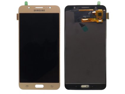 Náhrada LCD Displej Samsung Galaxy J7 2016 (j710)+ dotyková plocha zlatá  - LCD náhrada, farba zlatá