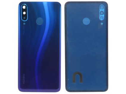 Huawei P30 Lite - Kryt zadný + kryt fotoaparátu, farba modrá