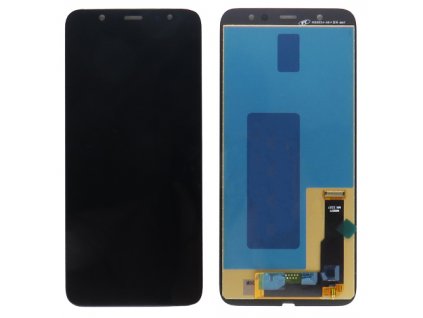 Náhrada Incell LCD Displej Samsung Galaxy A6 Plus (a605F) + dotyková plocha čierna  -LCD náhrada, kvalita: incell