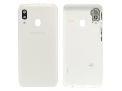 Samsung Galaxy A20e (SM-A202F) - Kryt zadný + kryt fotoaparátu, farba biela  farba biela