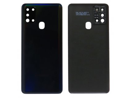 Samsung Galaxy A21s (SM-A217F) - Kryt zadný + kryt fotoaparátu, farba čierna (Black)