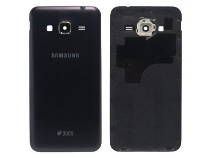 Samsung Galaxy J3 2016 (SM-J320F) - Kryt zadný + kryt fotoaparátu, farba čierna