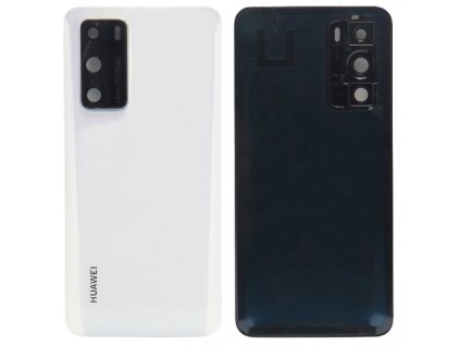 Huawei P40 - Kryt zadný + kryt fotoaparátu, farba biela