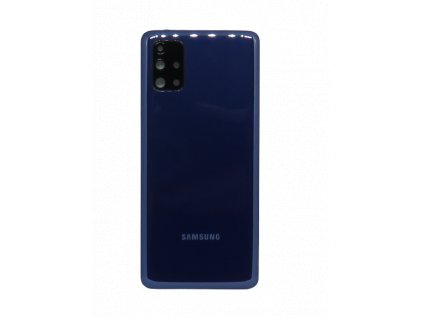 Samsung Galaxy M51 (SM-M515F) – Zadný kryt + kryt fotoaparátu, farba modrá (Electric Blue)