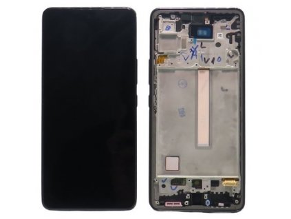 Náhrada Incell LCD Displej Samsung Galaxy A53 5G (SM-A536B) + dotyková plocha čierna + Rám (Black)