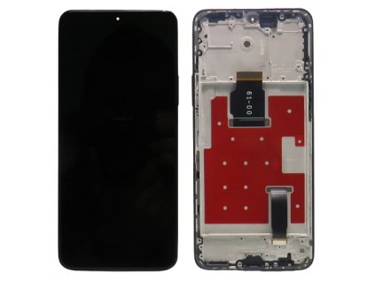 onor 90 Lite / Honor X8a – Displej + dotyková plocha čierna + Rám (Midnight Black) - Originál