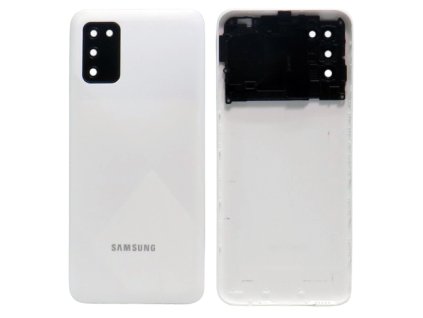 Samsung Galaxy A02s (SM-A025G) zadný kryt + kryt fotoaparátu, farba biela (White)