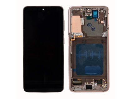 Samsung Galaxy S21 5G (SM-G991B) displej + dotyková plocha + Rám (Phantom Violet) - OLED