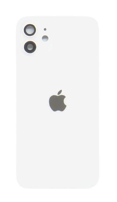 iPhone 12 zadne sklo + sklicko kamery - White