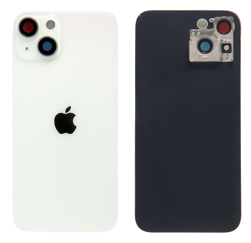 Apple iPhone 13 zadné sklo + sklíčko kamery - biela farba (Starlight)