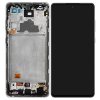 Samsung Galaxy A72 (SM-A725F), A72 5G (SM-A726B) displej + dotyková plocha čierna + Rám (Awesome Black) - Small OLED