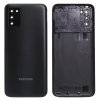 Samsung Galaxy A03s (SM-A037G) zadný kryt + kryt fotoaparátu, farba čierna (Black)