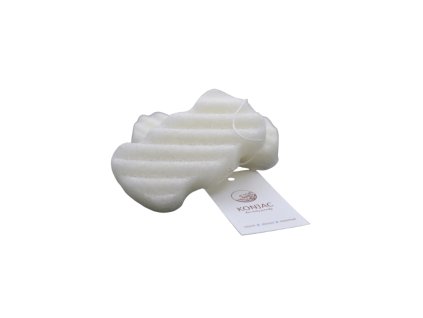 Konjac spongia biela telova