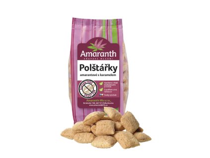 Amaranth vankusiky.karamelove bezlpekove
