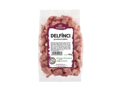Amaranth bezlepkovy delfinci s granatovym jablkom