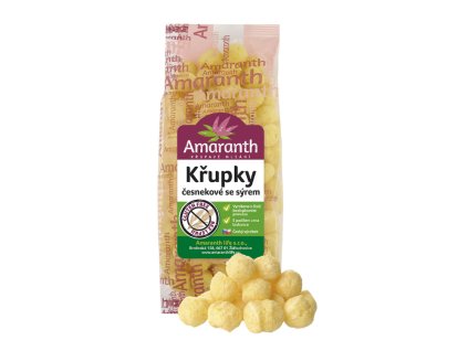 Amaranth chrumky cesnakove so syrom bezlepkove