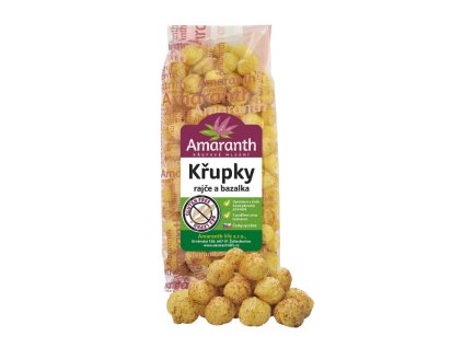 Amaranth chrumky paradajka bazalka bezlepkove