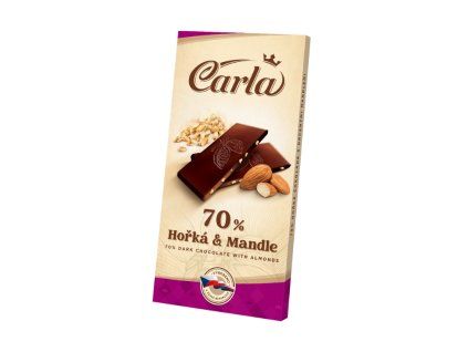 Carla horka cokolada s mandlami vh572