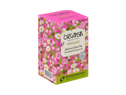 Organsia bio jasmine green tea with rose chamomile 3009
