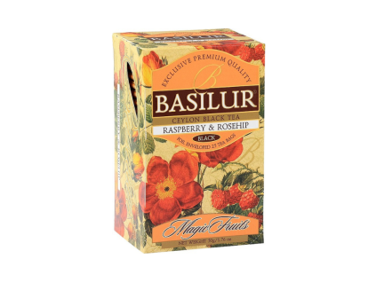 Basilur caj raspberry rosehip 7636