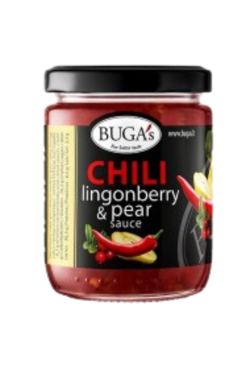 Omáčka Chilli lingonberry & pear sauce 170g (BU02)
