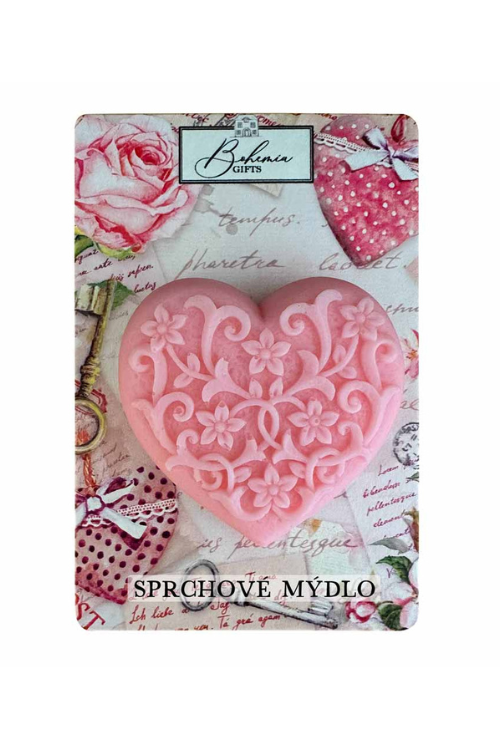 Ručne vyrábané madlo 90 g – srdce (BC012003)