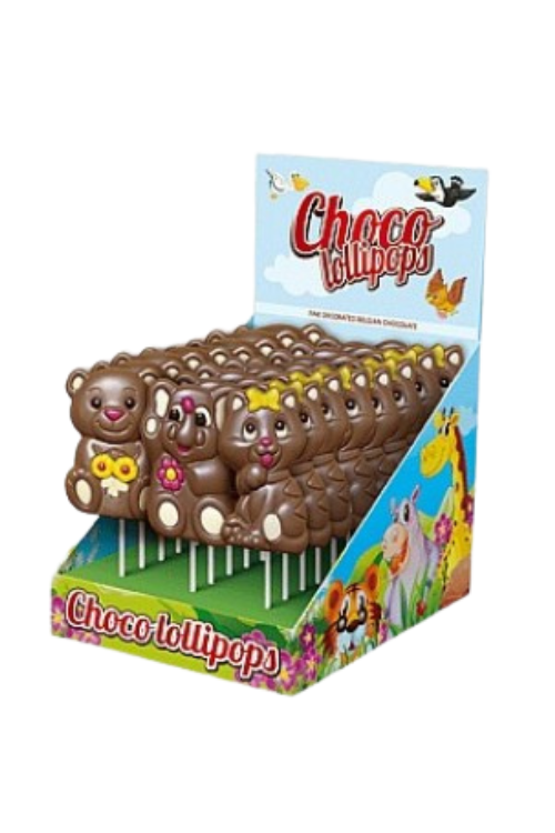 SEVERKA Čokoládové lízatko - zvieratká 35g (9070)