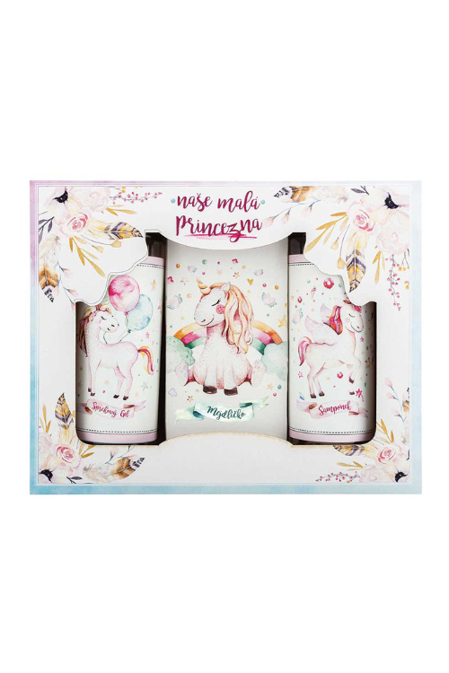 Jednorožec sprchový gél 100ml, šampón 100ml soľ 110g (BC190146)
