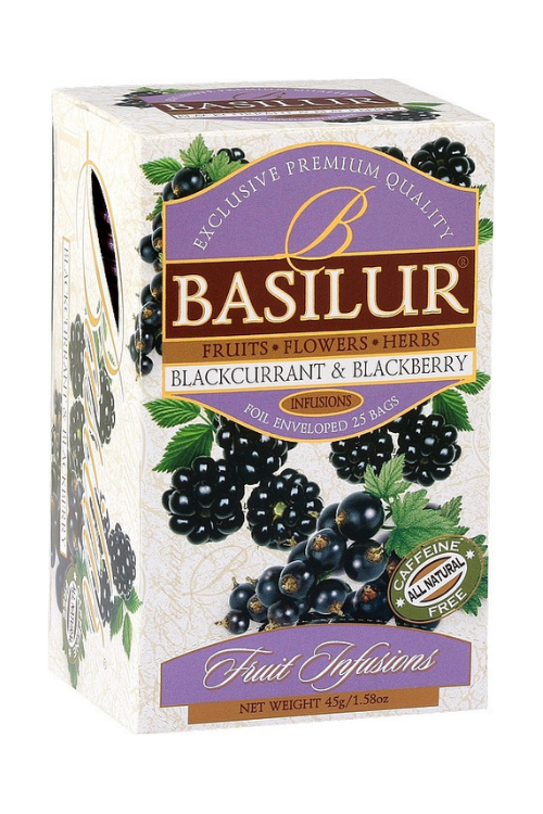 BASILUR Fruit Blackcurrant & Blackberry 25x1,8g (4440)