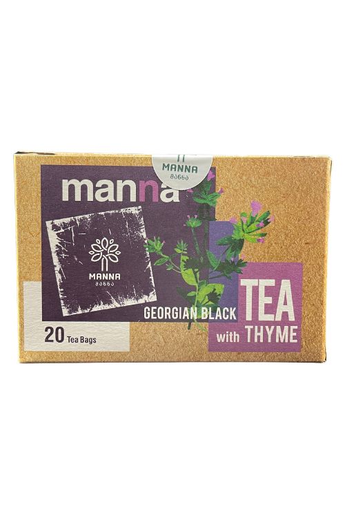 MANNA gruzínsky Čierny čaj s materinou dúškou porciovaný 20ks (MN95)