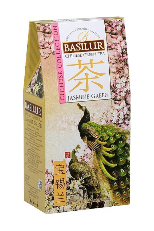 BASILUR Chinese Jasmine Green papír 100g (3822)