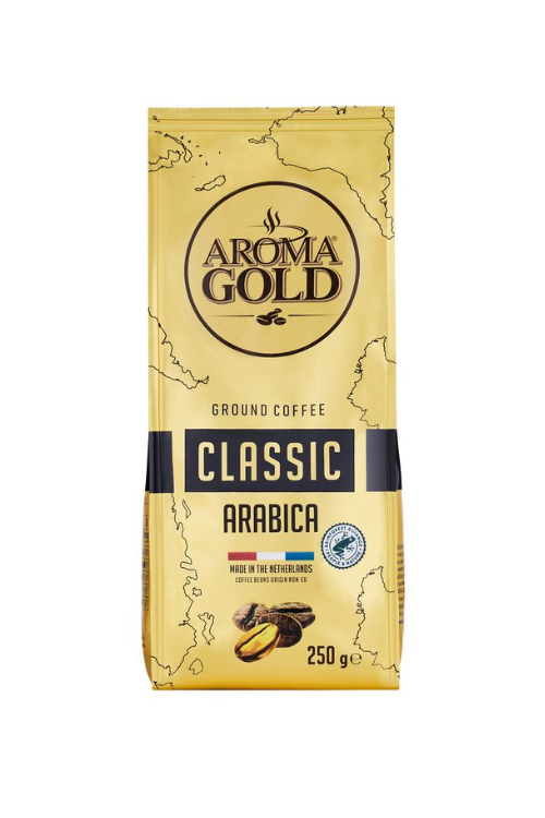 Aroma Gold Classic Arabica mletá 250g (5733)